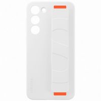 Samsung Originele Silicone Grip Backcover Samsung Galaxy S23 Plus - Wit