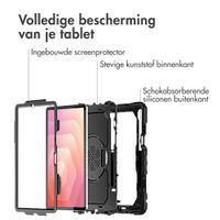 Accezz Rugged Backcover met schouderstrap Samsung Galaxy Tab S11 - Zwart