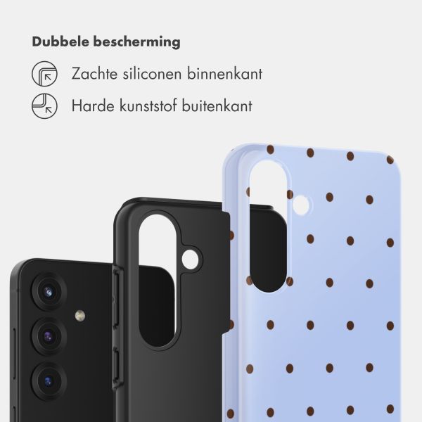Selencia Vivid Backcover Samsung Galaxy S25 - Happy Dots Digital Sky