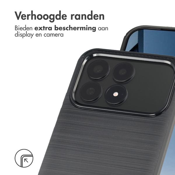 imoshion Brushed Backcover Xiaomi Poco F8 Pro - Zwart