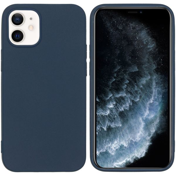 imoshion Color Backcover iPhone 12 Mini - Donkerblauw