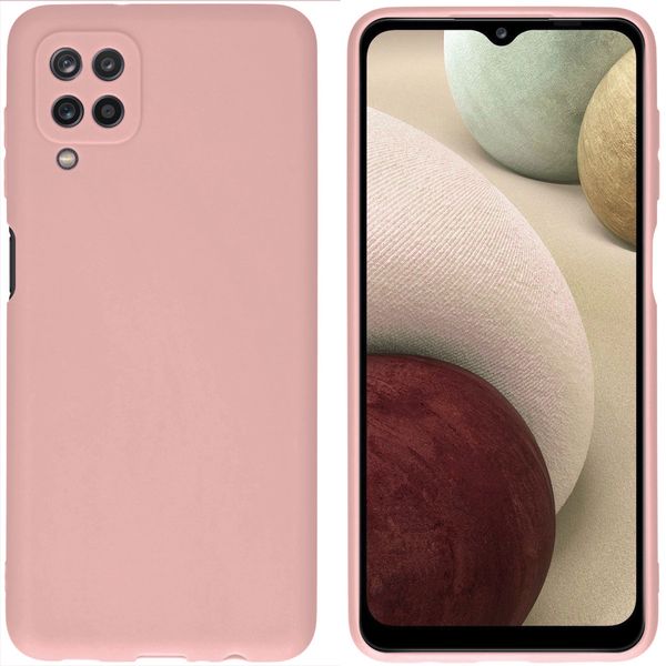 imoshion Color Backcover Samsung Galaxy A12 - Dusty Pink