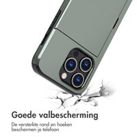 imoshion Backcover met pasjeshouder iPhone 15 Pro - Donkergroen