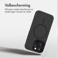 imoshion Color Backcover met Thin MagSafe Ring Apple iPhone 15 Pro - Zwart