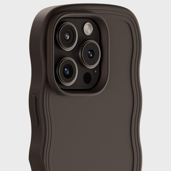 Holdit Wavy Case Apple iPhone 16 Pro - Chocolate