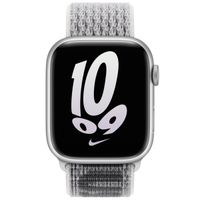 Apple Nike Sport Loop Band Apple Watch Series 1 t/m 11 / SE / Ultra (44/45/46/49 mm) - White / Black