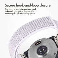 imoshion QuickFit® Nylon Band - Garmin 22 mm Connector - Size L/XL - White