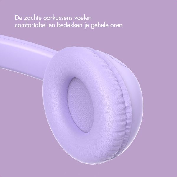 imoshion Kinderkoptelefoon met Draad - AUX kabel - Decibelbegrenzer - Lavender Lilac