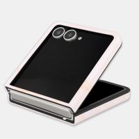 Selencia Vivid Backcover met MagSafe Samsung Galaxy Z Flip 8 - Golden Beige Marble