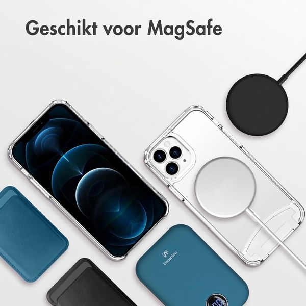 imoshion MagSafe Backcover met afneembaar koord Apple iPhone 12 (Pro) - Transparant