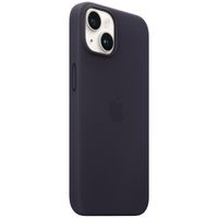 Apple Leather Back Cover with MagSafe Apple iPhone 14 - Ink