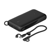 Belkin BoostCharge Power Bank 10,000 mAh - with display - Black