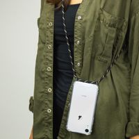 imoshion Backcover met koord Google Pixel 6a - Zwart / Goud