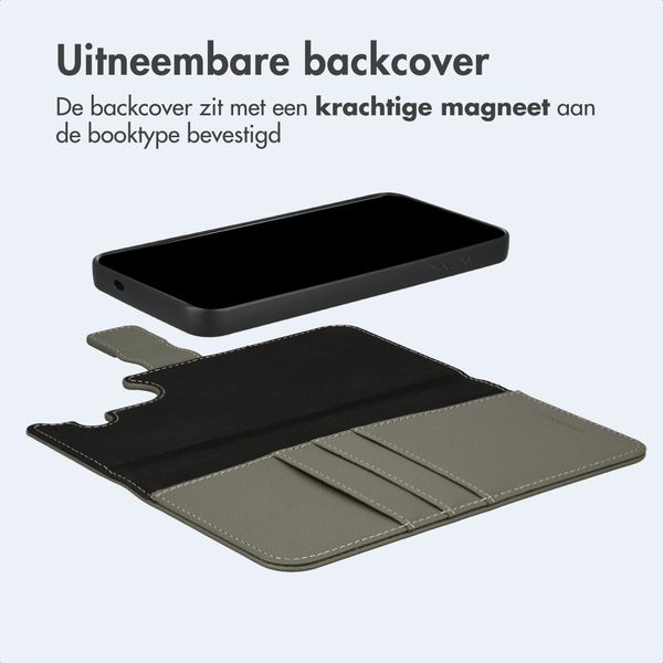 imoshion Uitneembare 2-in-1 Luxe Bookcase Samsung Galaxy S25 FE - Groen