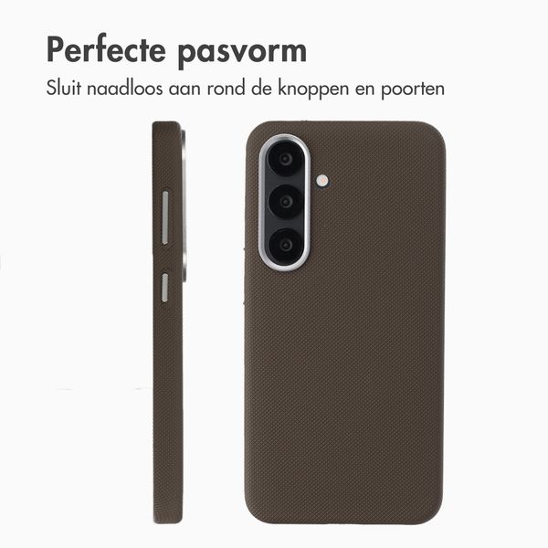 Accezz Mesh Backcover met MagSafe Samsung Galaxy S25 / S24 - Bruin