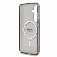 Guess MagSafe IML Glitter Gradient Case Samsung Galaxy S25 - Zwart