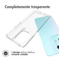 Accezz Clear Backcover Oppo Reno 8 Pro 5G - Transparant