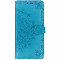 Mandala Bookcase Samsung Galaxy S10 - Turquoise