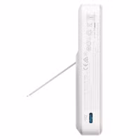 Anker MagGo | Magnetische draadloze powerbank 10.000 mAh - 15 Watt - Geschikt voor MagSafe en Qi2 - Wit