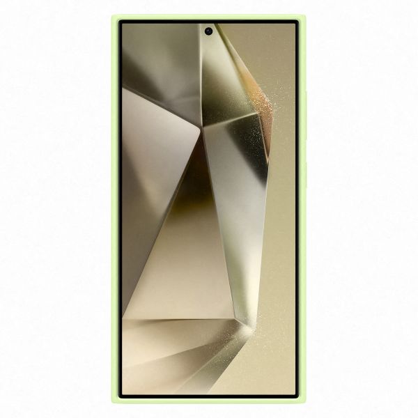Samsung Originele Silicone Backcover Samsung Galaxy S24 Ultra - Light Green