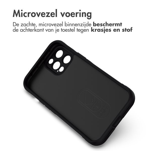 imoshion EasyGrip Backcover iPhone 12 Pro Max - Zwart