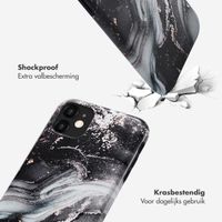 Selencia Vivid Tough Backcover iPhone 11 - Chic Marble Black