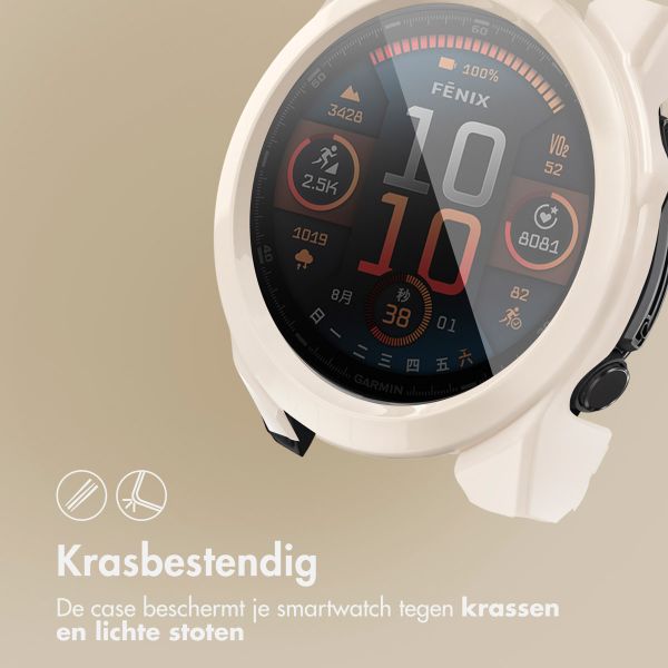 imoshion Full Cover Hardcase Garmin Fenix 8 - 47 mm - Beige