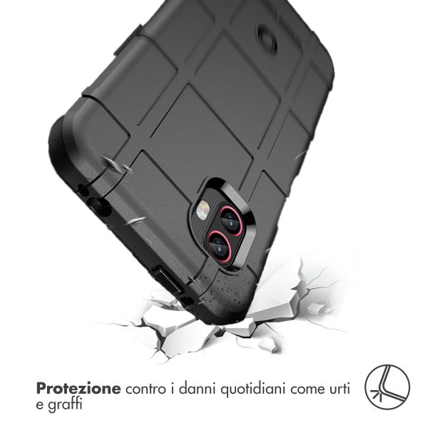 imoshion Rugged Shield Backcover Samsung Galaxy Xcover 6 Pro - Zwart