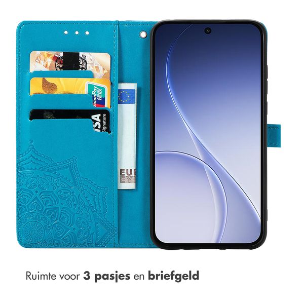 imoshion Mandala Bookcase Oppo Reno15 F (5G) - Turquoise