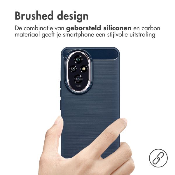 imoshion Brushed Backcover Honor 200 - Donkerblauw