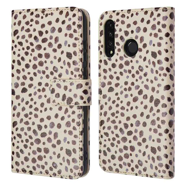 imoshion Design Bookcase Huawei P30 Lite - Black And White Dots