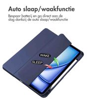 imoshion Trifold Hardcase Bookcase Apple iPad Air 13 inch (2025) M3 / (2024) M2 - Donkerblauw