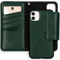 Selencia 2-in-1 Uitneembare Vegan Lederen Bookcase iPhone 11 - Groen