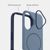 imoshion Color Backcover met Thin MagSafe Ring Apple iPhone 16 - Donkerblauw