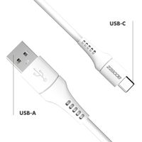 Accezz USB-C naar USB kabel - 1 meter - Wit