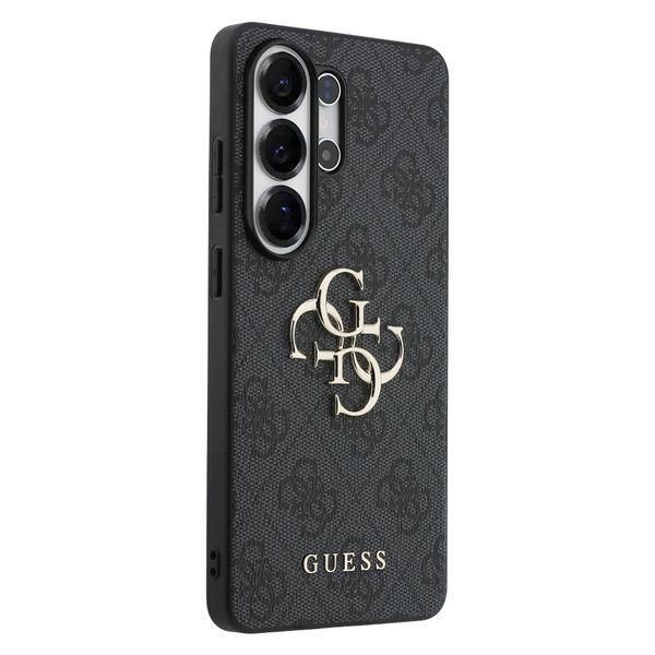 Guess 4G Metal Logo Backcover Samsung Galaxy S26 Ultra - Zwart