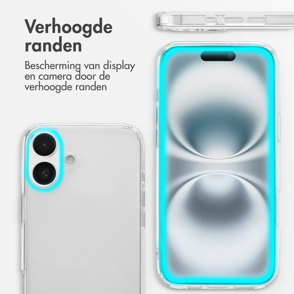 imoshion Stand Backcover iPhone 16 Plus - Transparant