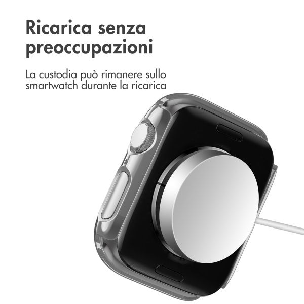 imoshion Full Cover Shiny Hardcase Apple Watch 7 / 8 / 9 - 45 mm - Zilver