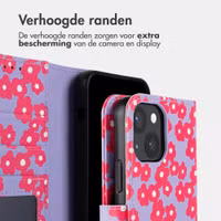 imoshion Design Bookcase Apple iPhone 13 - Dusty Rose Blossoms