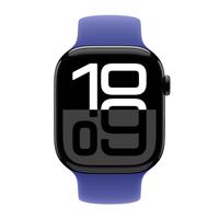 Apple Siliconen solobandje Apple Watch Series 1 - 9 / SE (38/40/41 mm) | Series 10 / 11 (42 mm) - Maat 4 - Ultramarine