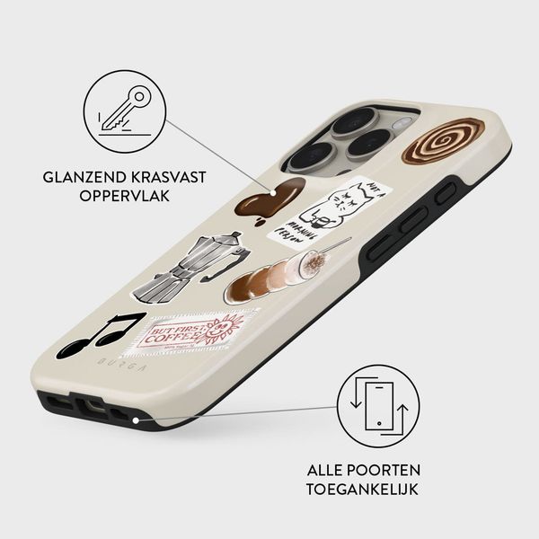 Burga Tough Backcover MagSafe Apple iPhone 16 Pro - Oat Milk Please