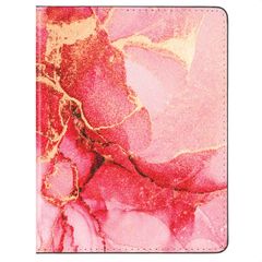 Selencia Paspoorthoes - Kunstleren cover voor je paspoort - Rosy Marble