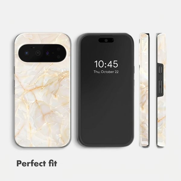 Selencia Vivid Case with MagSafe Google Pixel 11 - Golden Beige Marble