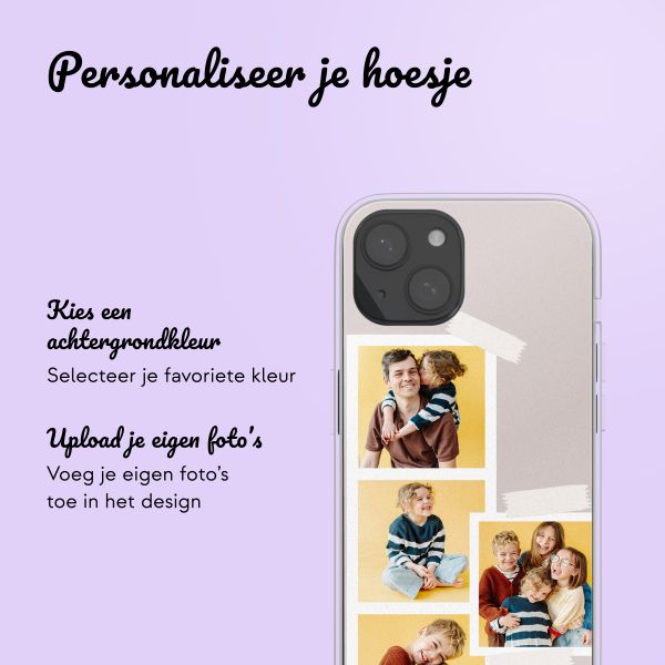 Gepersonaliseerd hoesje met filmrol N°1 iPhone 15 - Transparant