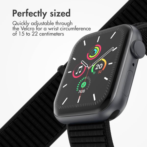 imoshion Nylon Strap Apple Watch | 38/40/41/42 mm - Black