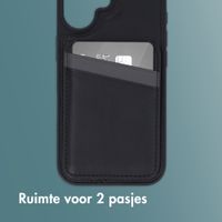 imoshion Backcover met kaarthouder en stand Apple iPhone 16 - Zwart