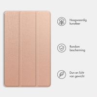 imoshion Trifold Bookcase Samsung Galaxy Tab A9 Plus - Rosé Goud