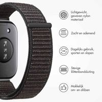 imoshion Nylon bandje voor de Huawei Watch Fit 4 / 4 Pro - Zwart