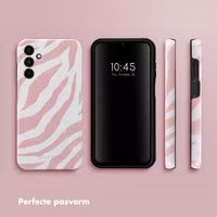 Selencia Vivid Backcover Samsung Galaxy A15 (5G/4G) - Colorful Zebra Old Pink