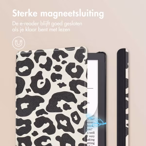 imoshion Design Slim Hard Case Bookcase Pocketbook Verse Lite - Leopard